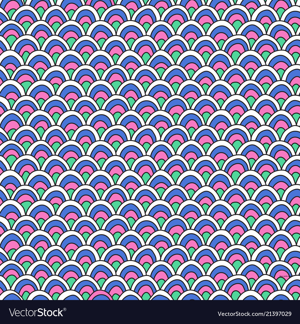 Seamless wave pattern
