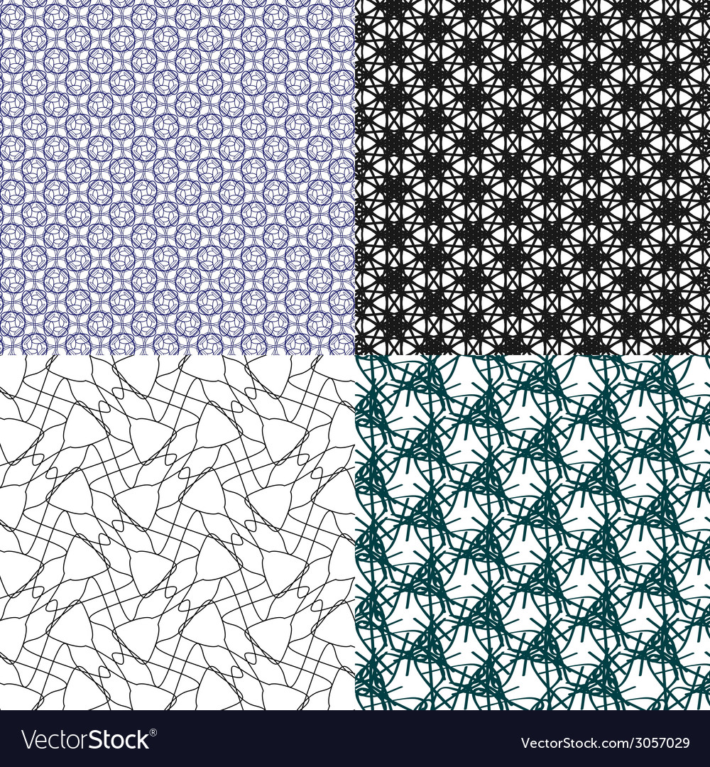 Set of pattern modern stylish texture repeating