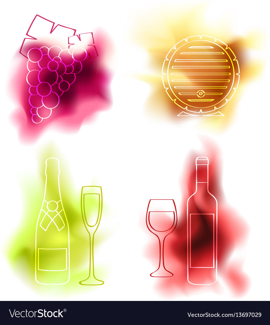 Set of wine