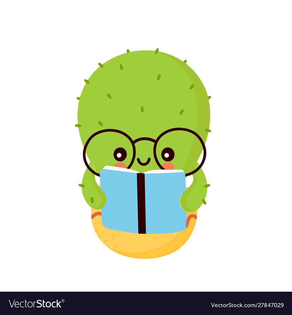 Smiling Cactus Reading Book