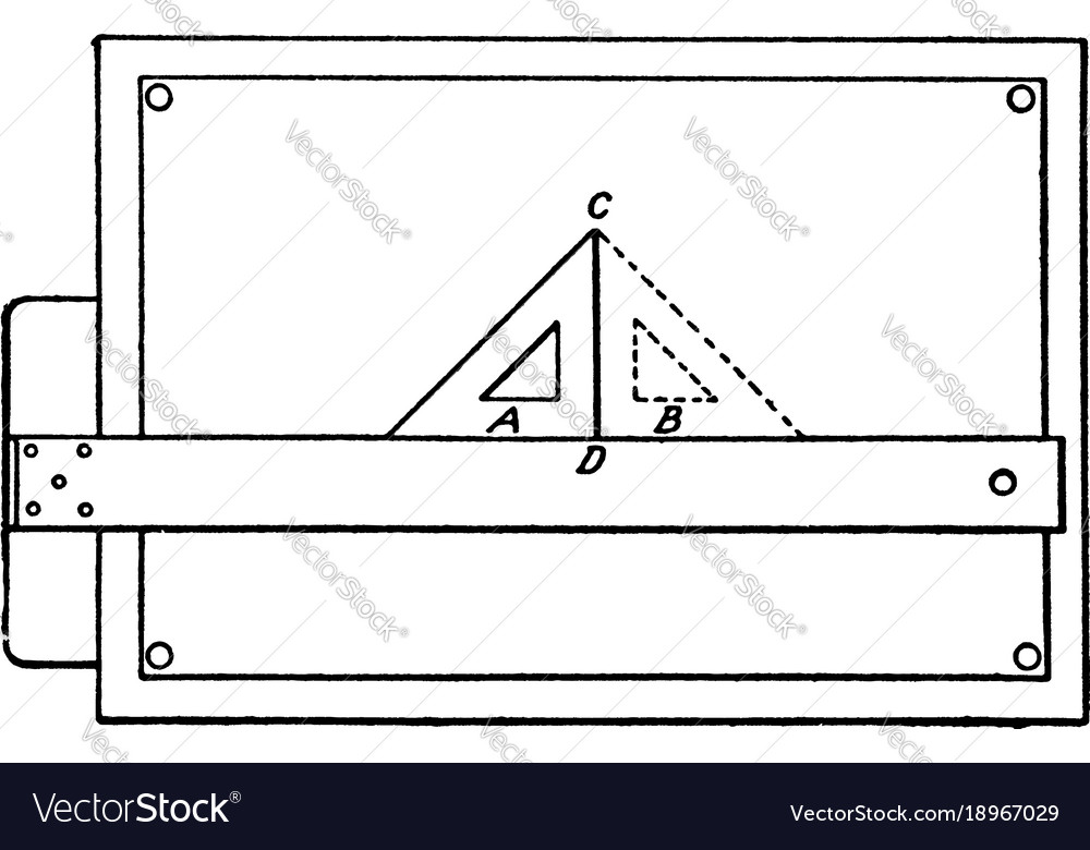 Testing triangles pencil and piece of paper