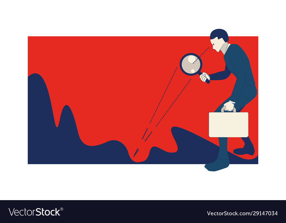 An entrepreneur doing research business strategy