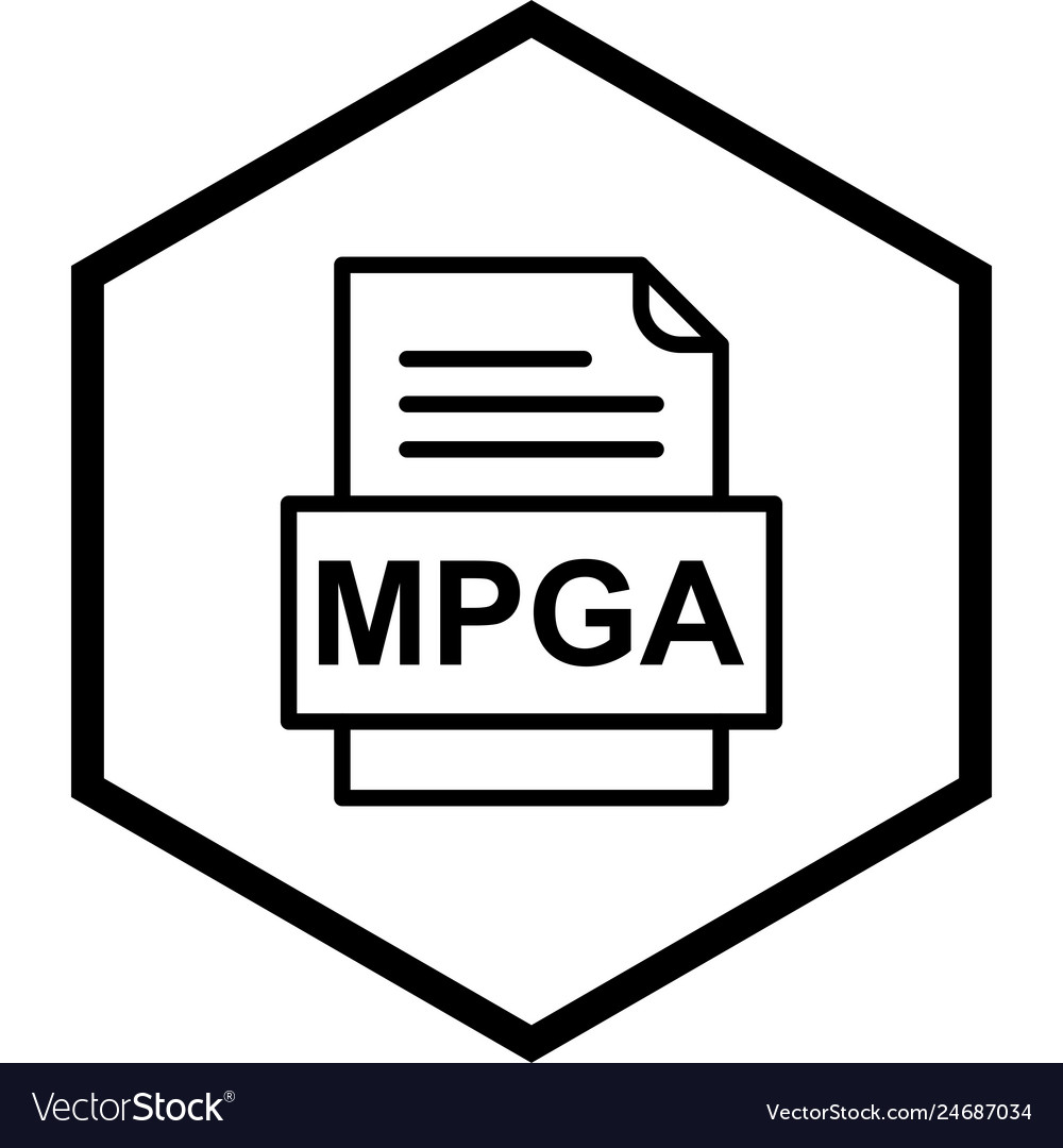 Mpga file document icon