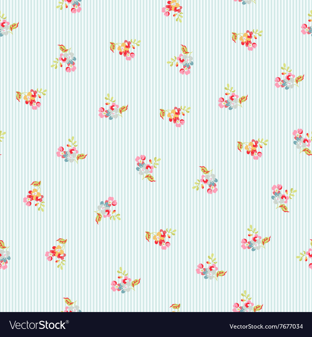 Seamless pattern with little flowers