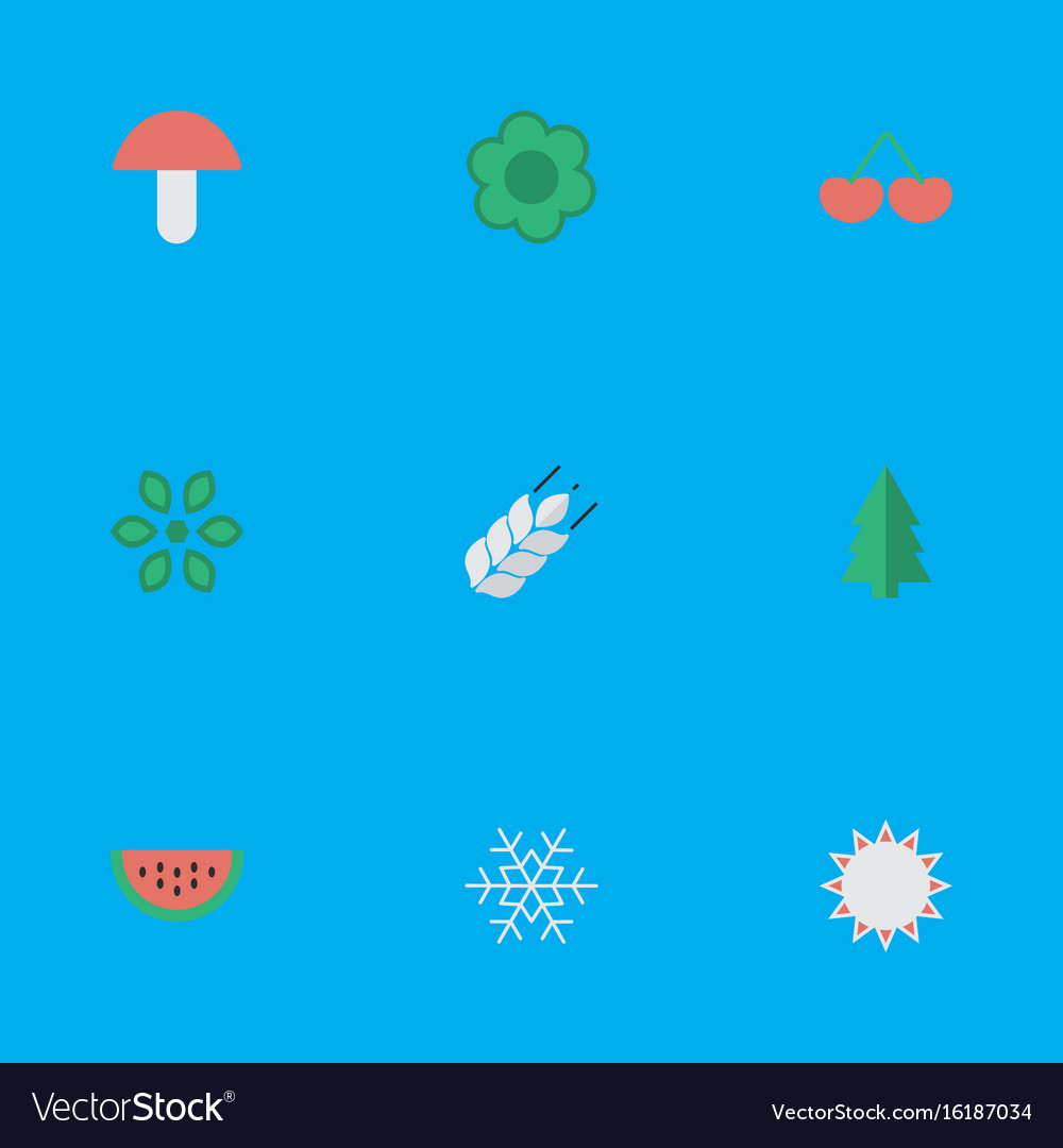 Set of simple horticulture