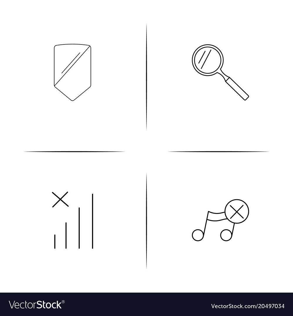Web und Text einfache lineare Symbole gesetzt umrissen