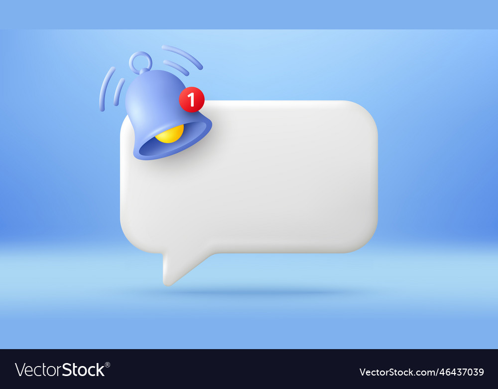 3d empty reminder popup notice push notification