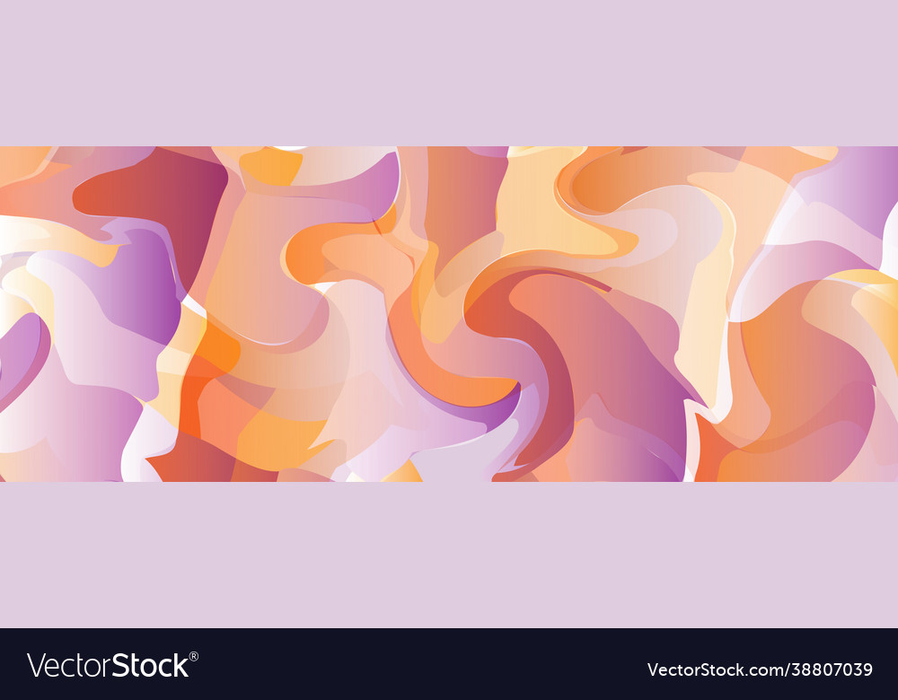 Abstract colored pattern in fluid art style