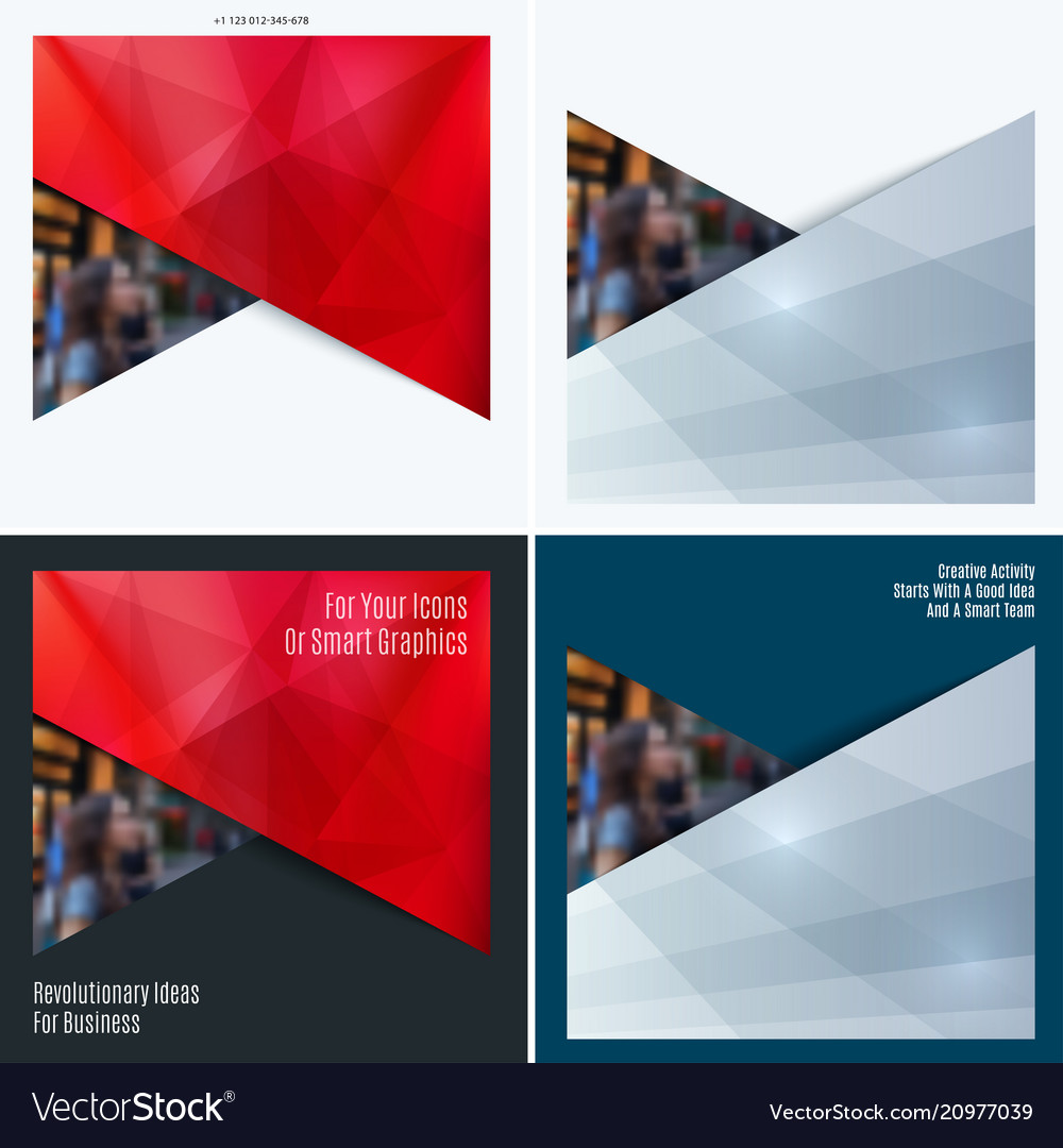 Abstract material design style of elements vector image Abstract material design style of elements