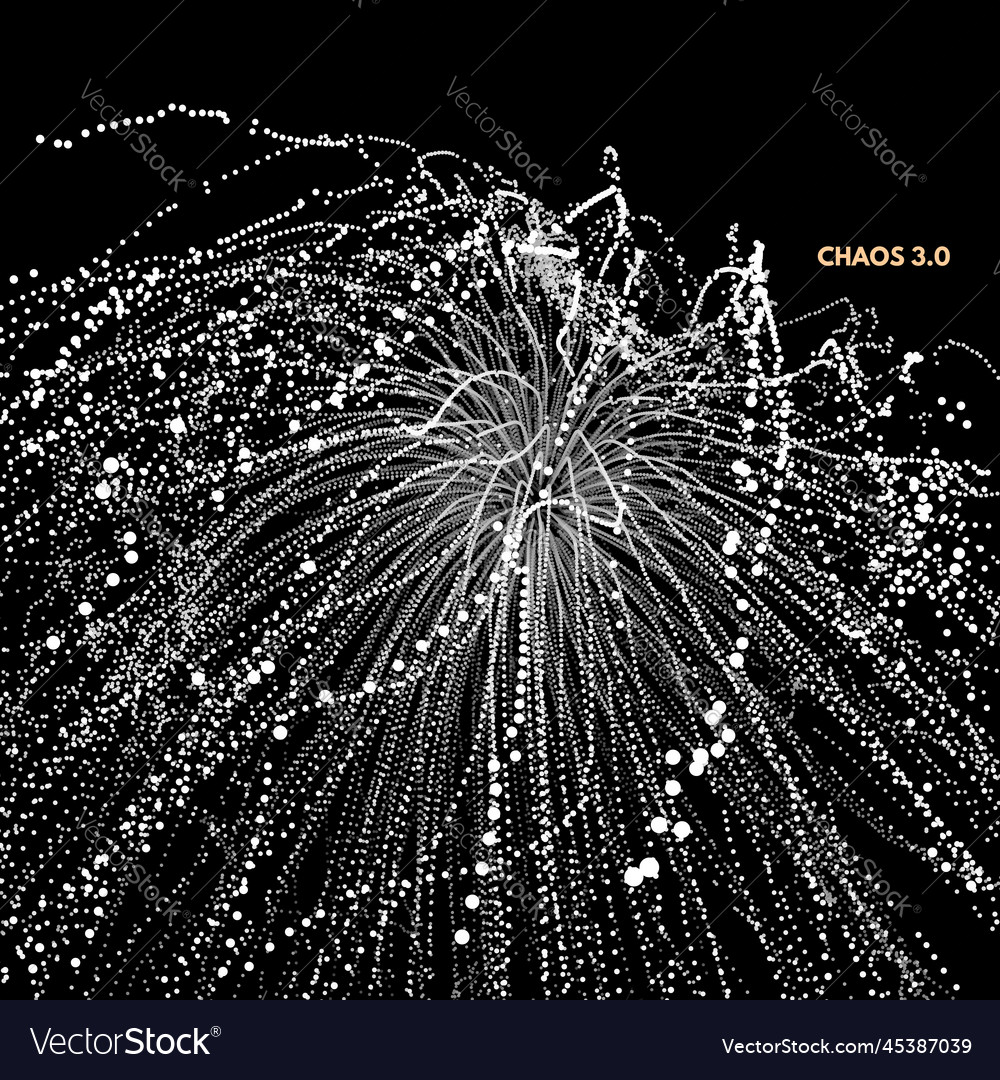Abstract science or technology background array vector image Abstract science or technology background array