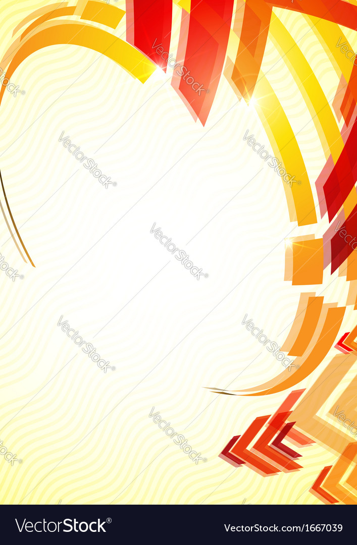 Arrow red background with place for your text