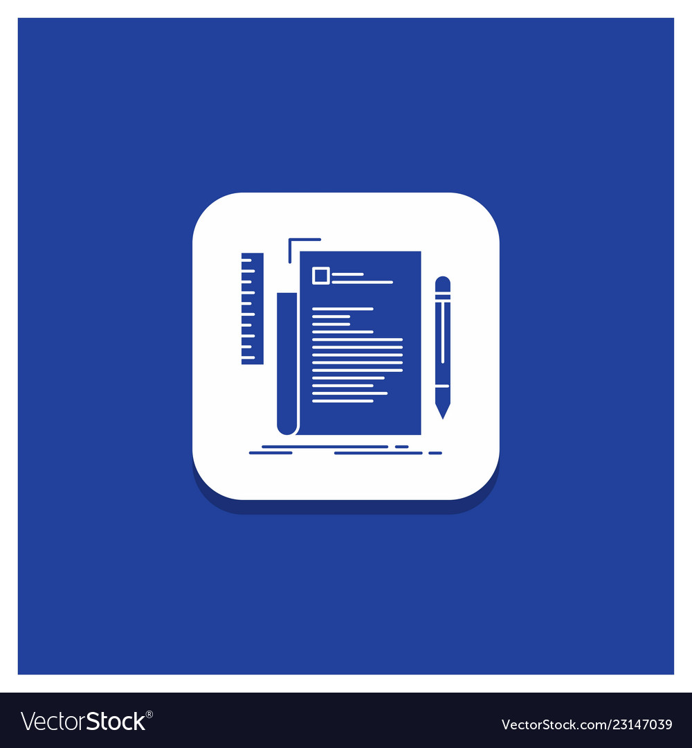 Blue Code Button - Programming Icon
