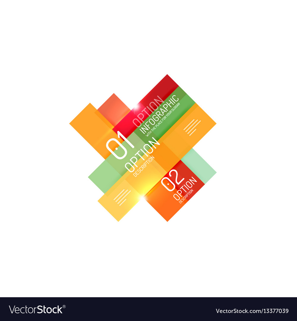 Geometric abstract composition with text