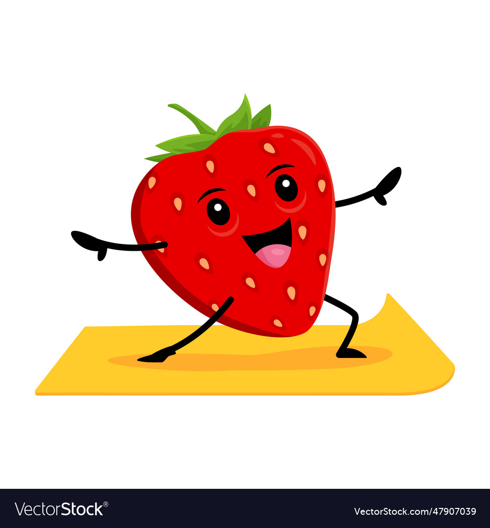 Happy Strawberry Yogi