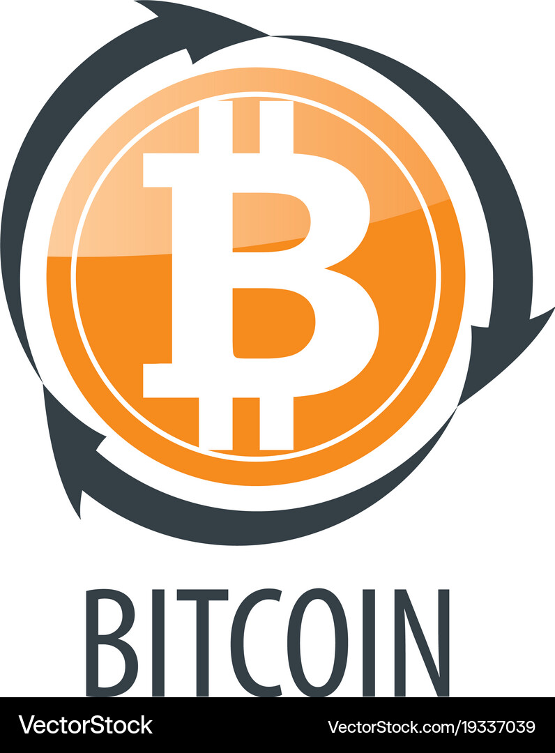 Icon bitcoin Royalty Free Vector Image - VectorStock