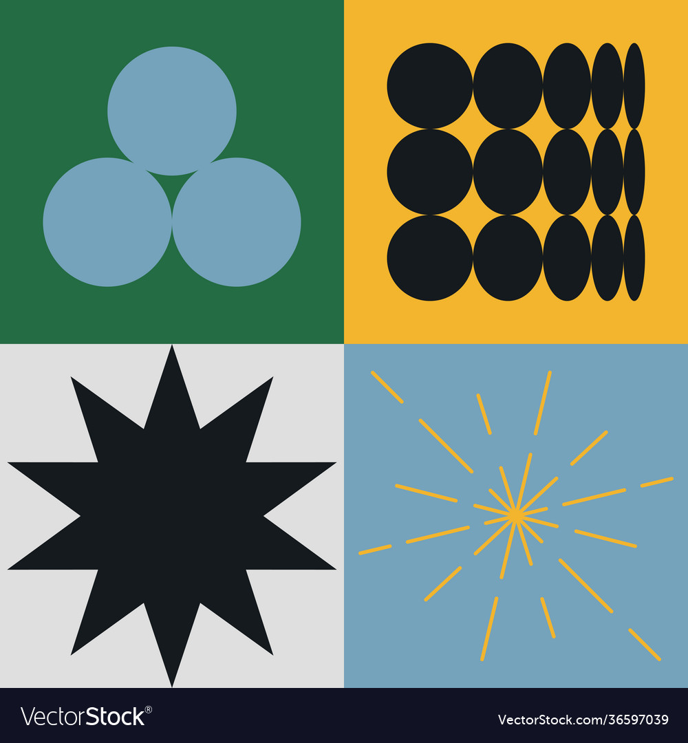 Square abstract pattern design vector image Square abstract pattern design