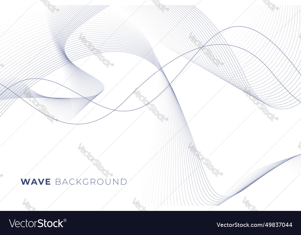 Abstract background with wavy line style