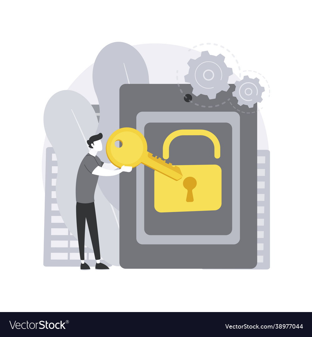 Access control system abstract concept