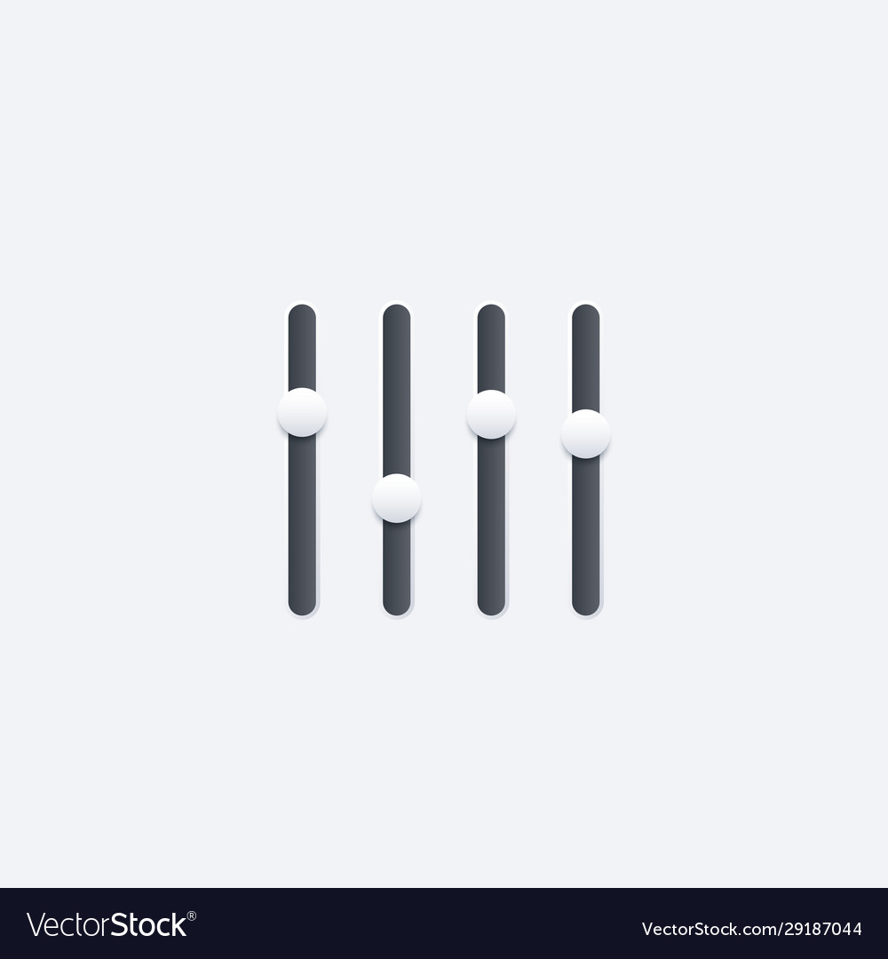 Audio Slider Controls Interface