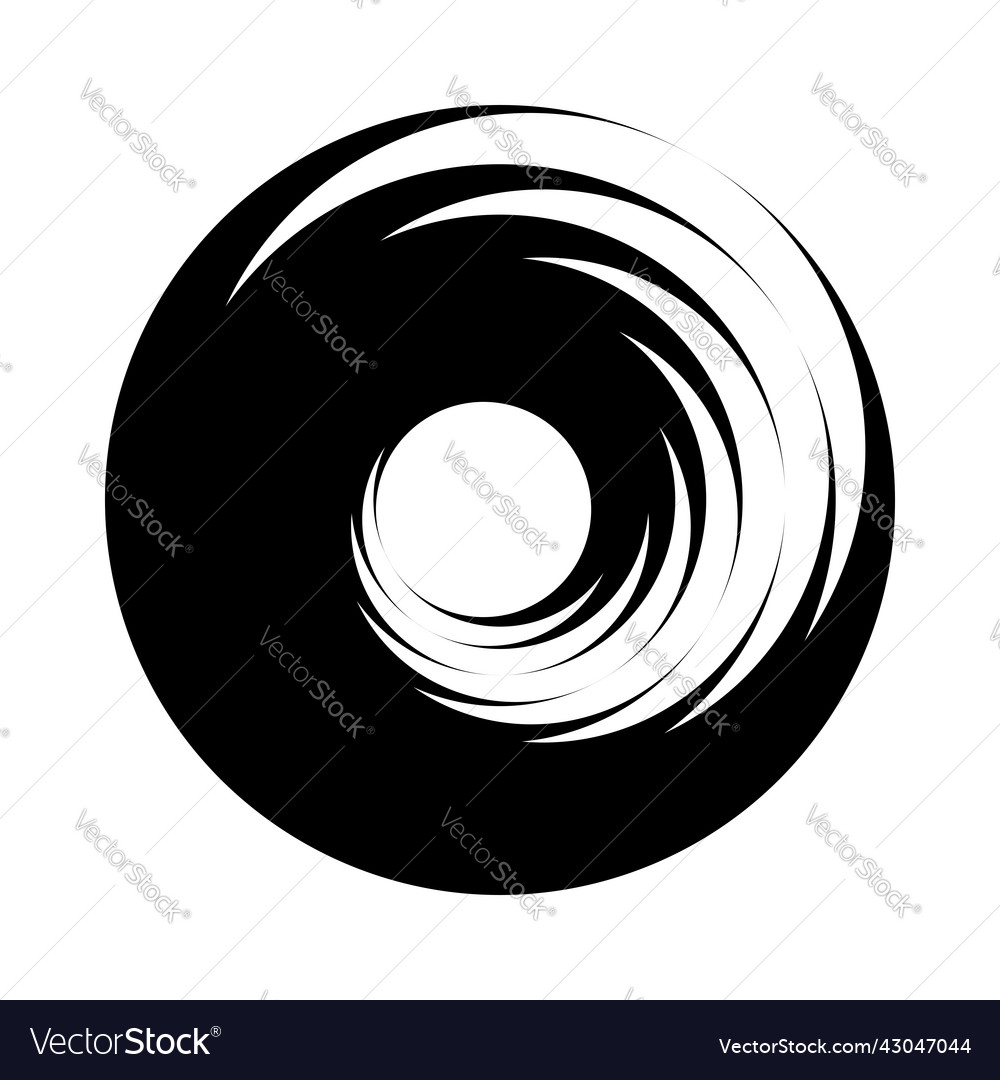 Circle design element vector image Circle design element