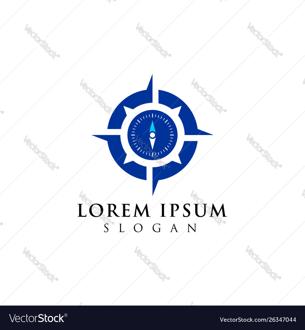 Compass logo design navigation icon symbol