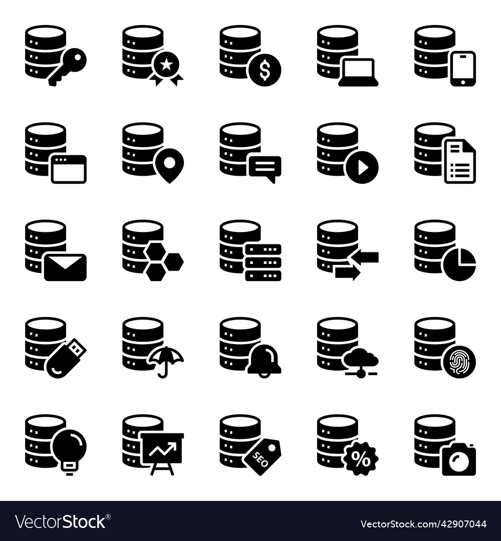 Database vector image Database