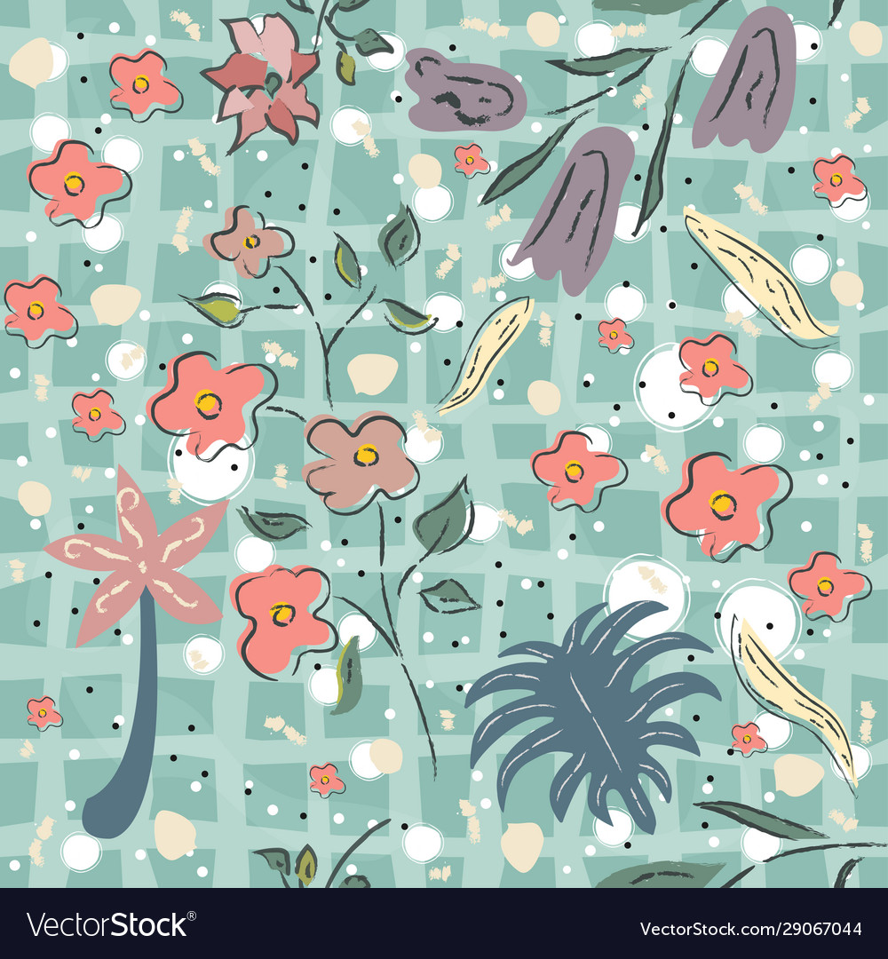 Floral seamless pattern unique delicate design