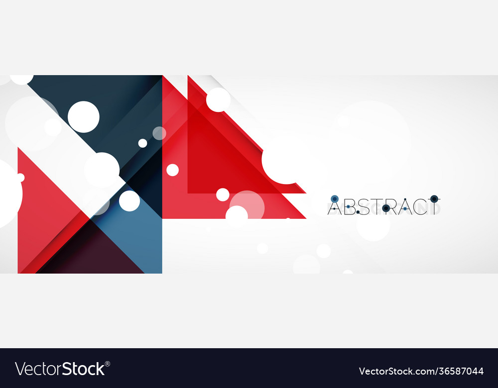 Geometric abstract background techno color vector image Geometric abstract background techno color