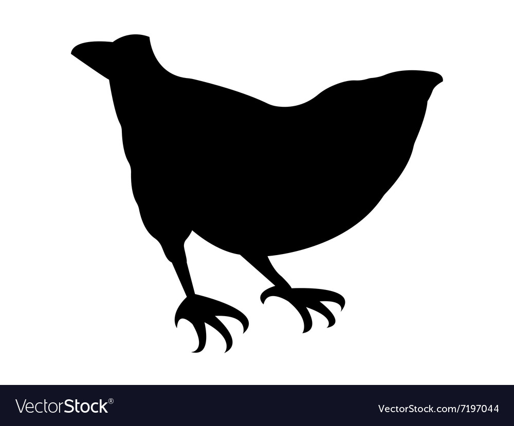 Grosbeak bird silhouette
