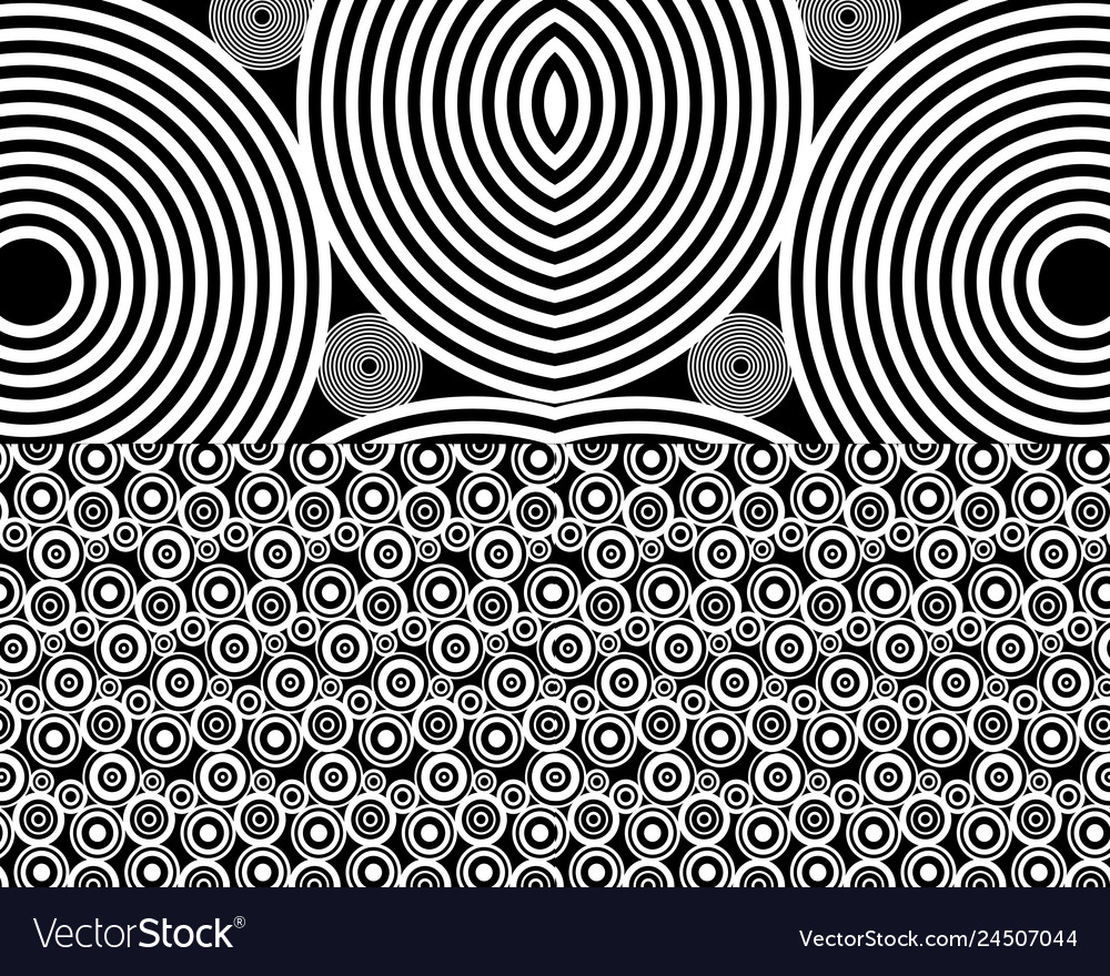 Set of circle abstract background