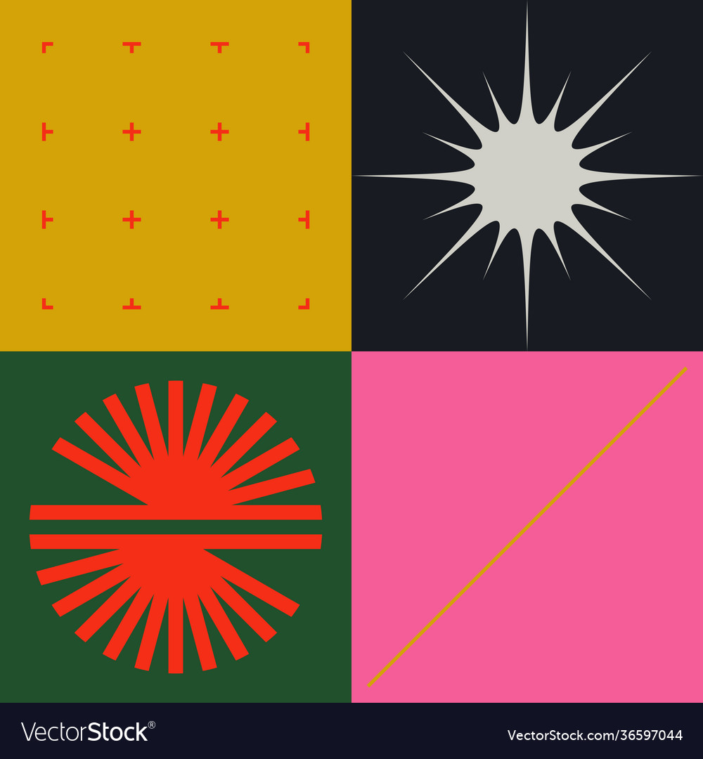 Square abstract pattern design Vector Image Square abstract pattern design