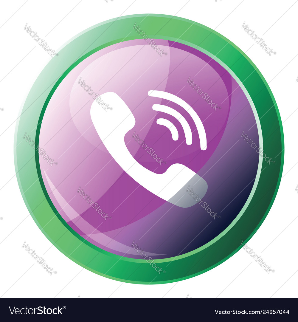 Viber logo design inside a green circle icon