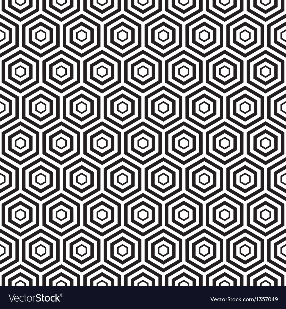 Black Hexagon Pattern Background