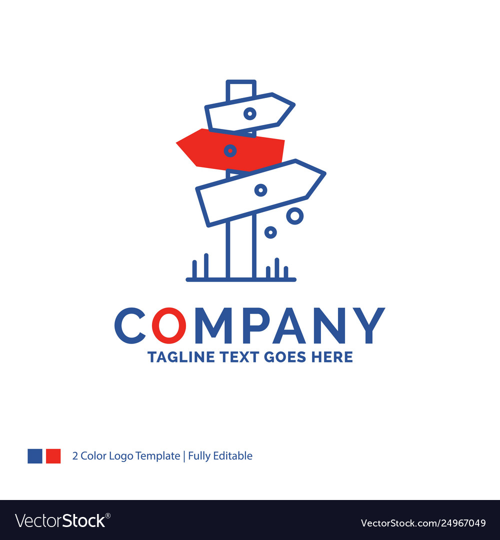 Company name logo design for direction board