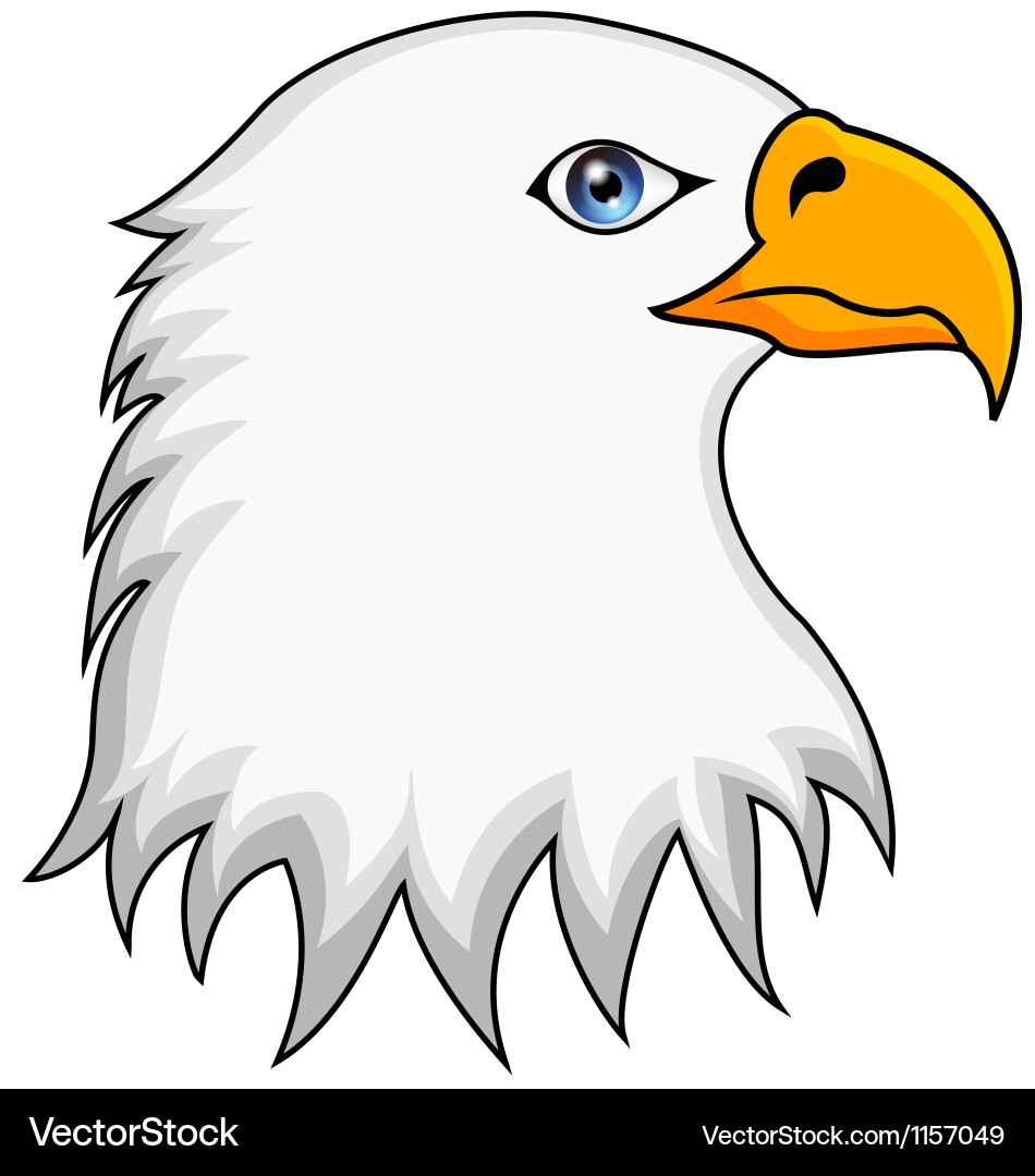 Eagle head Royalty Free Vector Image - VectorStock