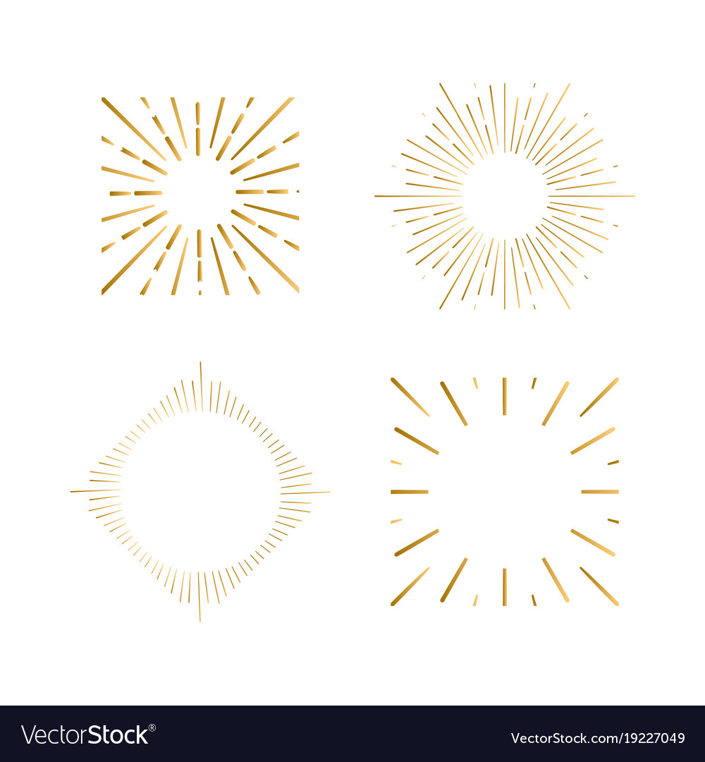 Gold Sunburst Frames - Tribal Boho