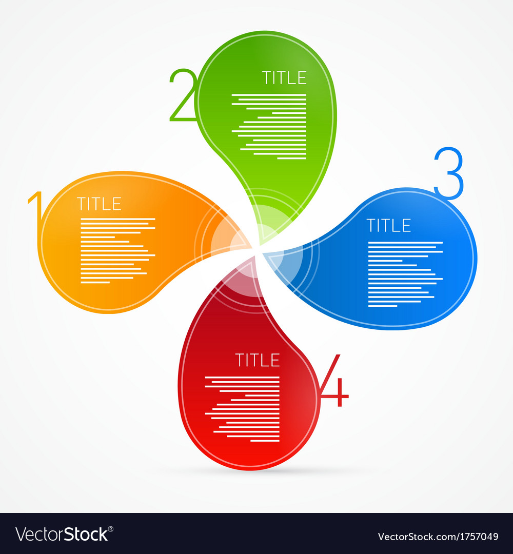 Progress steps for tutorial infographics