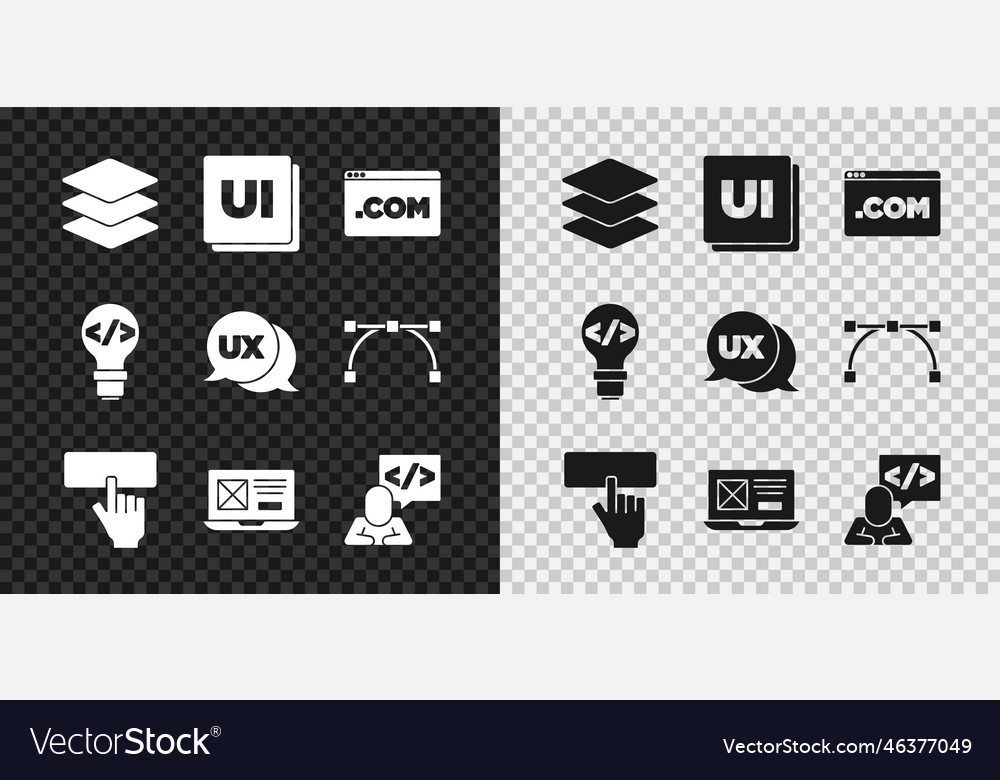 Lagen ui oder ux design Tastatur vorn Ende vector image Lagen ui oder ux design Tastatur vorn Ende