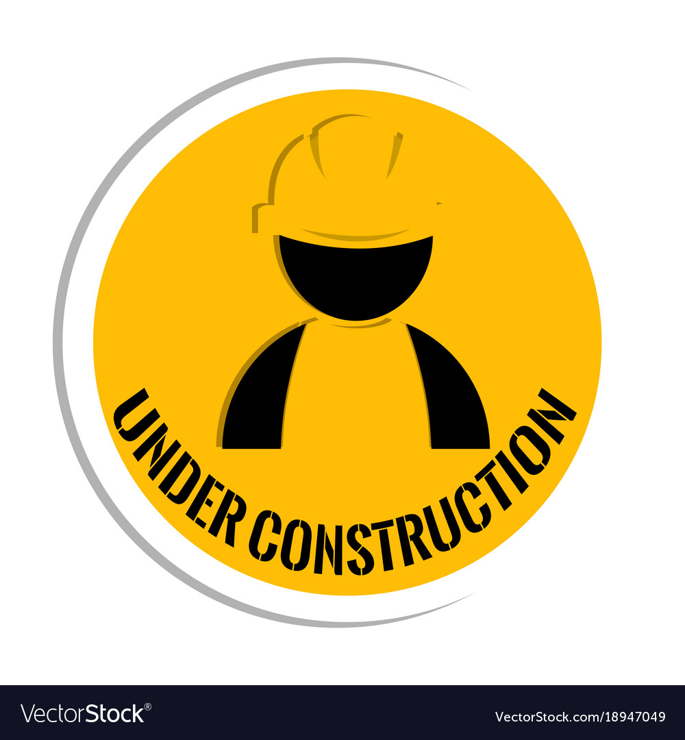 Under construction background Royalty Free Vector Image