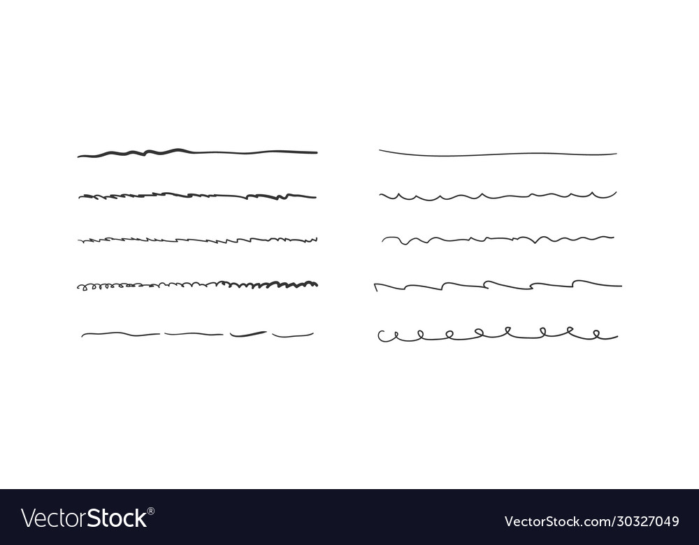 Wavy horizontal lines