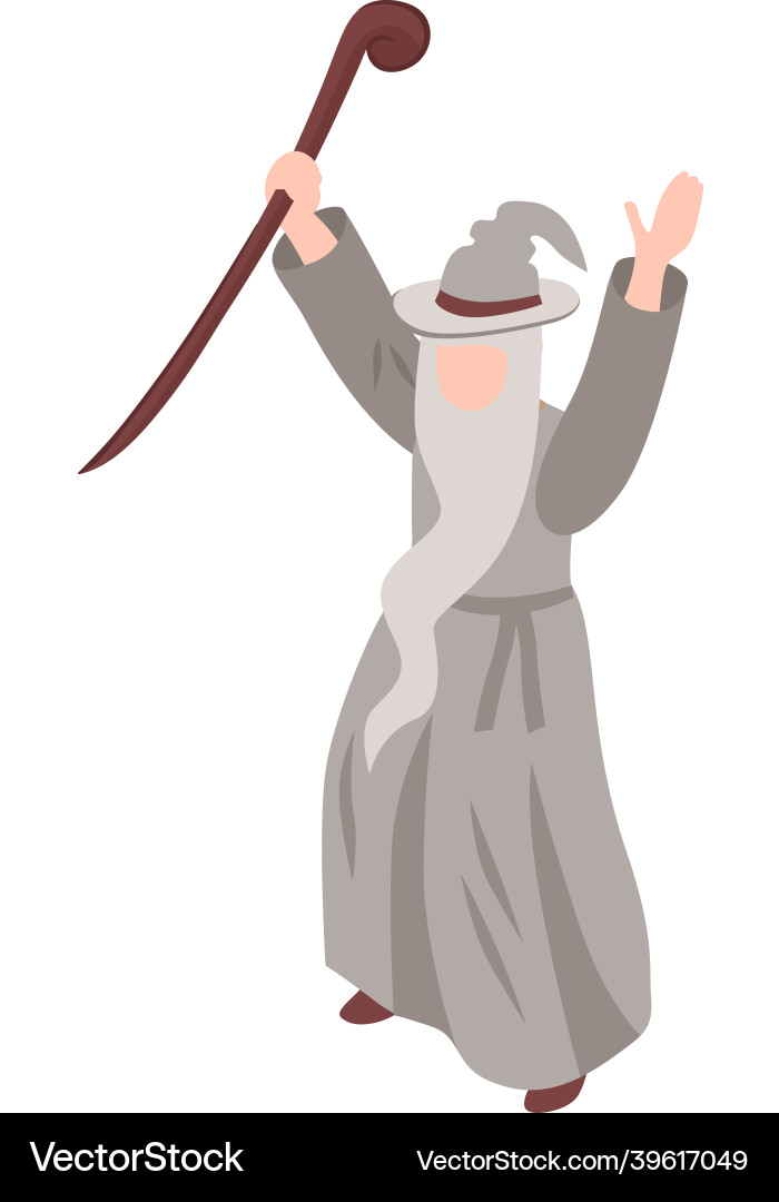 Wizard isometric icon Royalty Free Vector Image