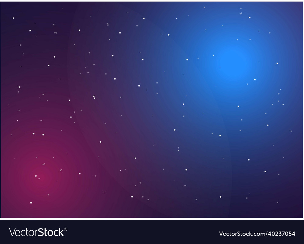 Abstract background with cloud stars blue