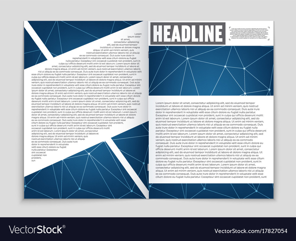 Abstract layout background set for art