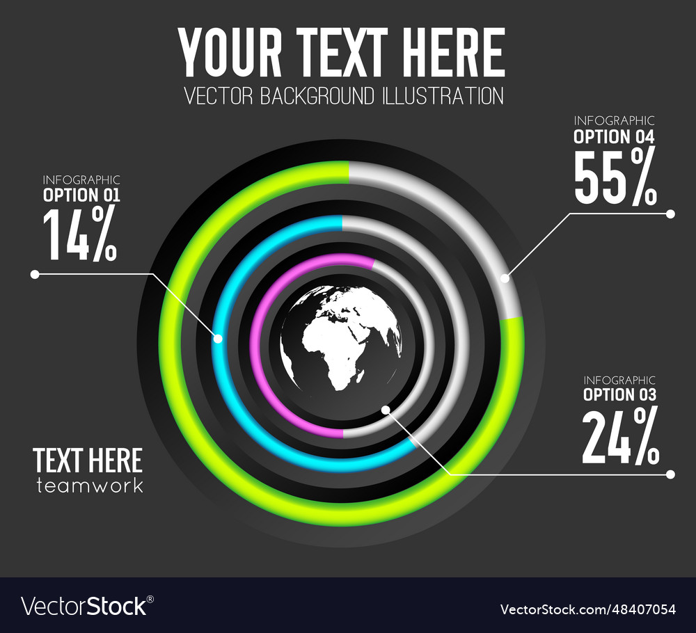 Abstrakte Web Infografik Vorlage