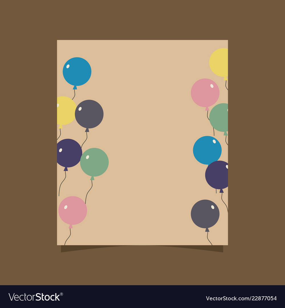 Happy Birthday Card Template Royalty Free Vector Image birthday-card-coloring-page-at-getdrawings-free-download-within