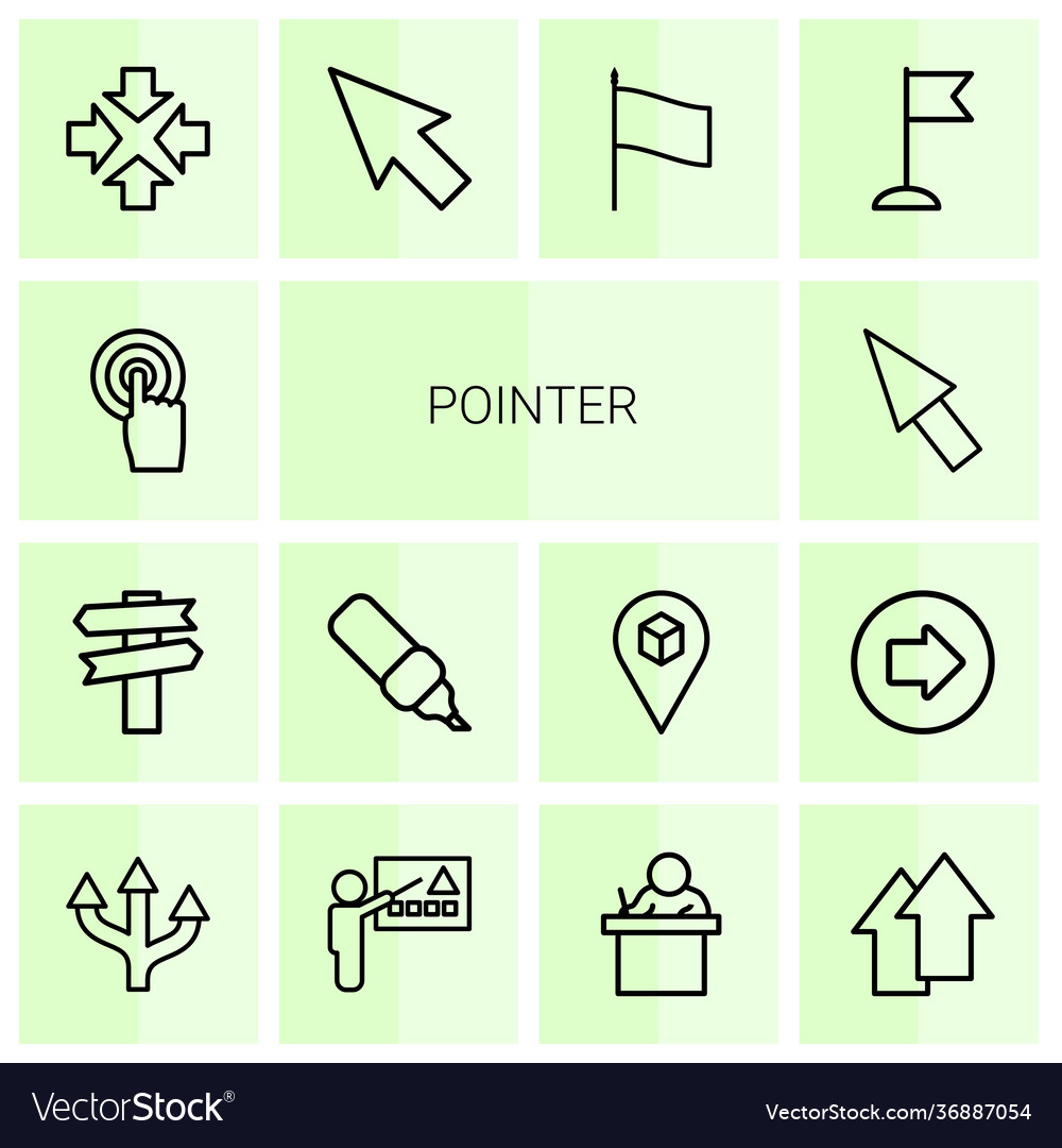 Pointer icons