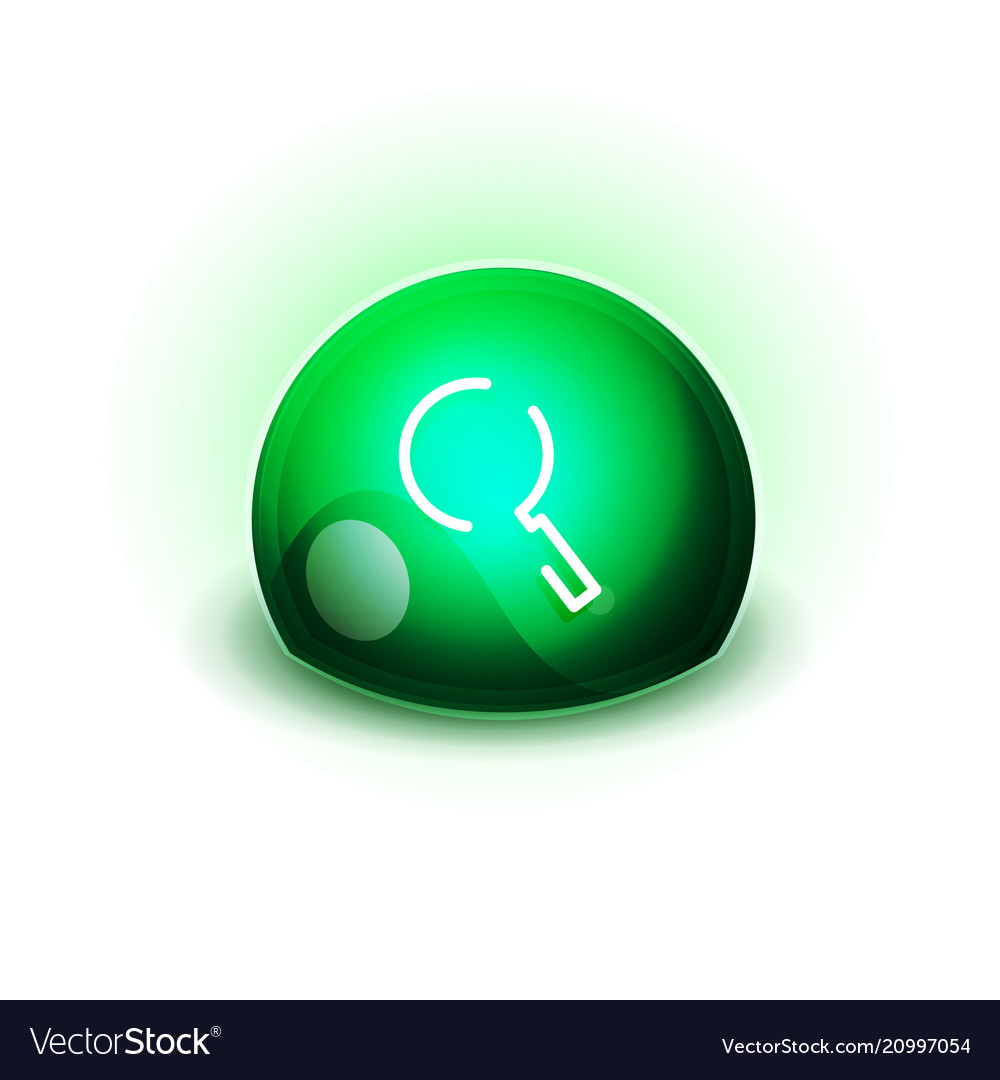 Search magnifier web button magnify icon modern
