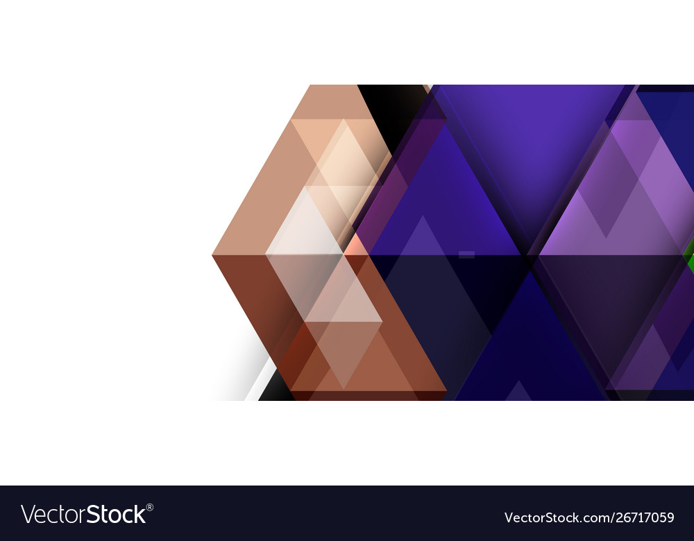Abstract triangle pattern colorful backdrop