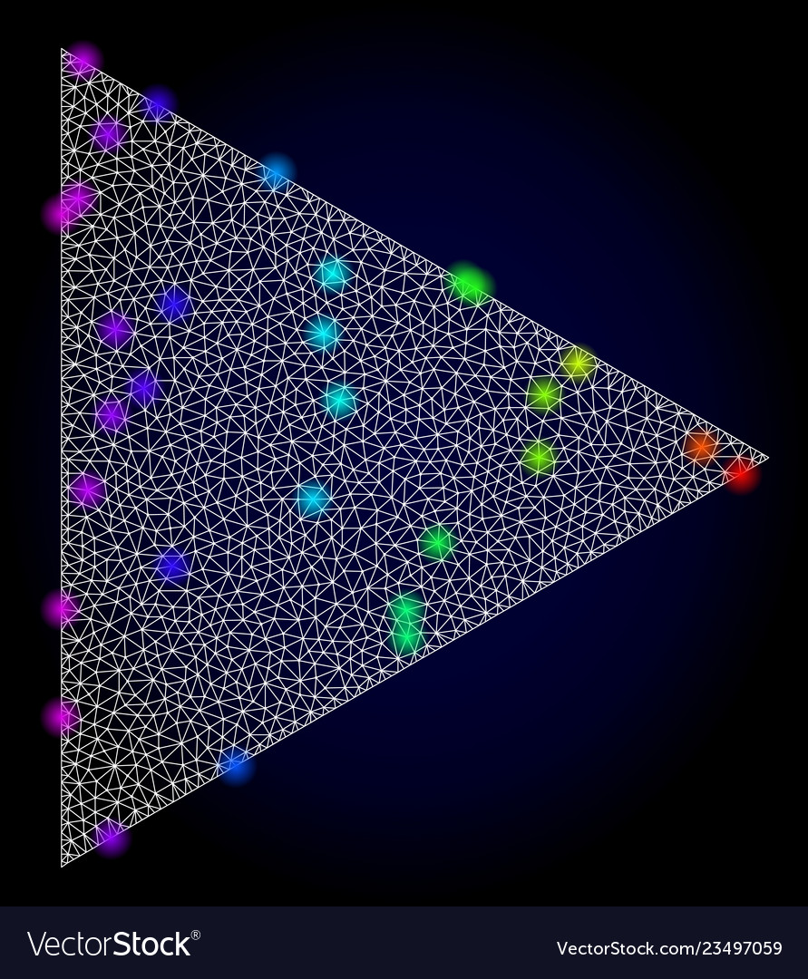 Carcass mesh play function with spectrum vector image Carcass mesh play function with spectrum