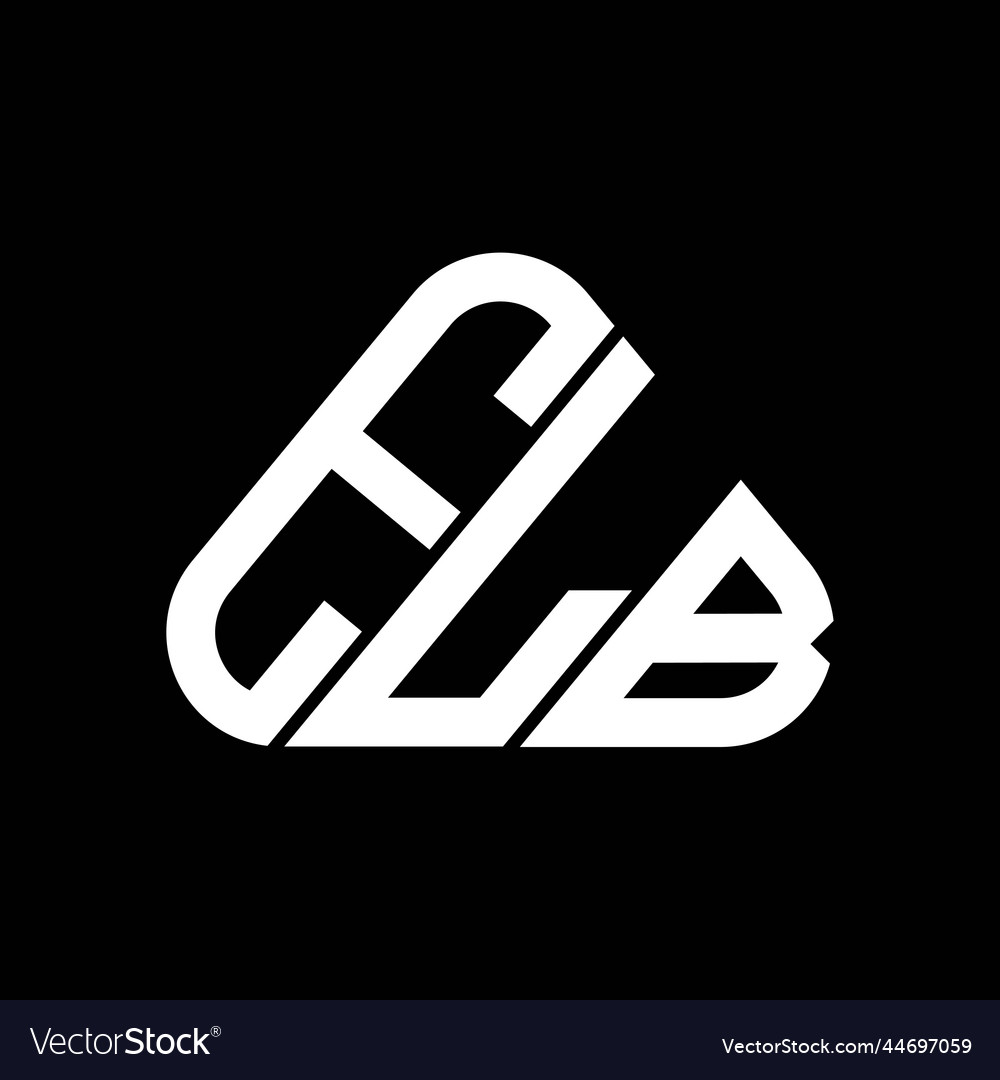 Elb letter logo creative design with graphic